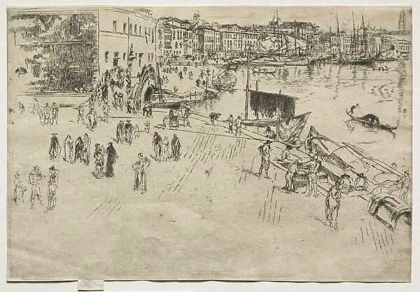 The Riva, No. 1, 1880. Creator: James McNeill Whistler (American, 1834-1903)
