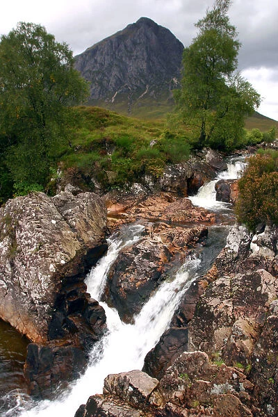 River Etive and Buachaille Etive Mor, Glencoe, Highland, Scotland