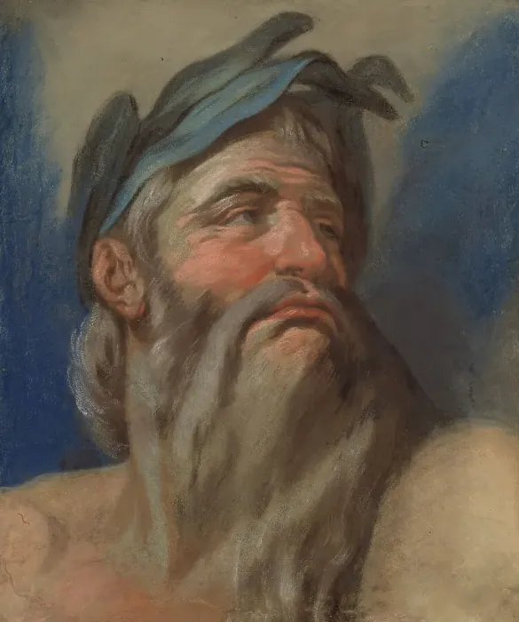 Framed Print : River God, c18th century. Creator: Unknown Framed Print : River God, c18th century. Creator: Unknown