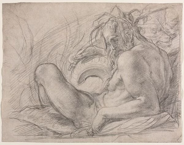 The River God Tiber (Study for a fresco, Miracle of the Snow... Florence), 1589. Creator