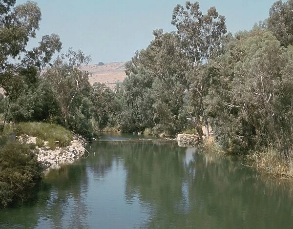 The river Jordan near Galilee