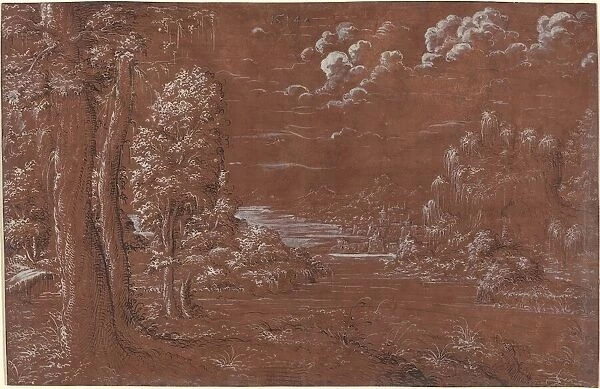 River Landscape, 1544. Creator: Unknown