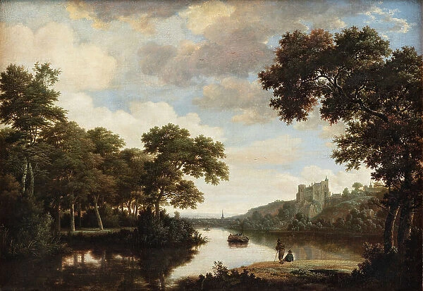 River Landscape, 1630-1669. Creator: Joris van der Haagen
