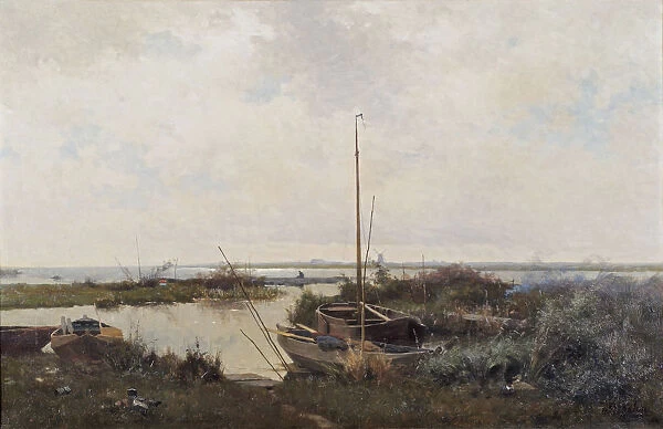 River landscape, 1882. Creator: Tholen, Willem Bastiaan (1860-1931)