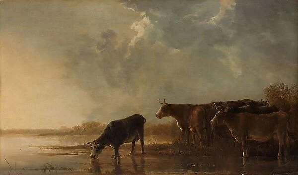 River Landscape with Cows, c.1645-c.1650. Creator: Aelbert Cuyp