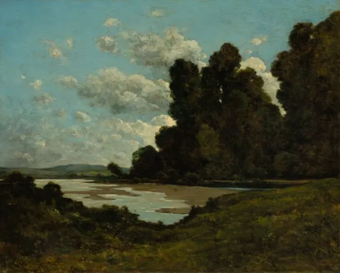 Framed Print : The River Loire at Nevers, 1901. Creator: Henri Joseph Harpignies (French, 1819-1916) Framed Print : The River Loire at Nevers, 1901. Creator: Henri Joseph Harpignies (French, 1819-1916)