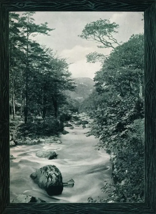 Framed Print : River Lyn, Lynmouth, c1908. Artist: Photochrom Co Ltd of London Framed Print : River Lyn, Lynmouth, c1908. Artist: Photochrom Co Ltd of London