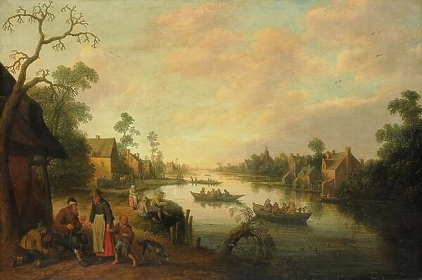 River View, 1650. Creator: Joost Cornelisz Droochsloot