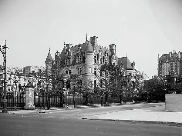 A Riverside Drive residence, New York, C.M. Schwab residence, between 1910 and 1920. Creator: Unknown