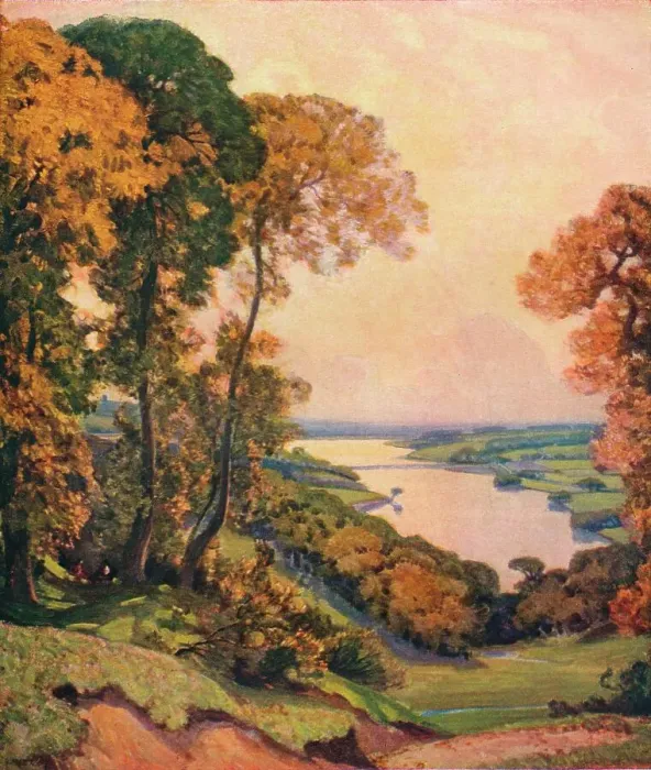 Framed Print : Rivington Water, 1910. Artist: Alfred Edward East Framed Print : Rivington Water, 1910. Artist: Alfred Edward East