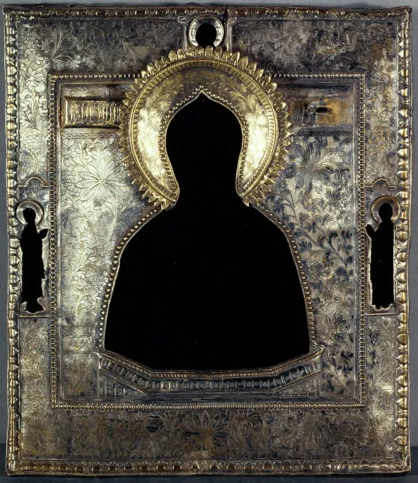 Framed Print : Riza of Saint Nikita, the Stylite of Pereyaslav. Creator: School of Northern Russia