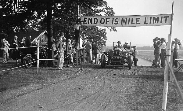 RNV Wilsons Austro-Daimler at the JCC Members Day, Brooklands, 5 July 1930. Artist: Bill Brunell