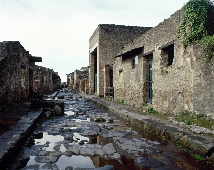 Framed Print : Road of Abundance, Pompeii, Italy, 2002. Creator: LTL Framed Print : Road of Abundance, Pompeii, Italy, 2002. Creator: LTL