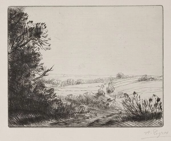 The Road to Horville. Creator: Alphonse Legros (French, 1837-1911)