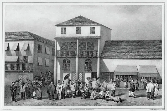 Framed Print : Road in Manila, Capital of Luzon Island, Philippine Islands, 19th century. Creators: Alexander Postels, Adolphe Jean-Baptiste Bayot, Louis Julien Jacottet Framed Print : Road in Manila, Capital of Luzon Island, Philippine Islands, 19th century. Creators: Alexander Postels, Adolphe Jean-Baptiste Bayot, Louis Julien Jacottet