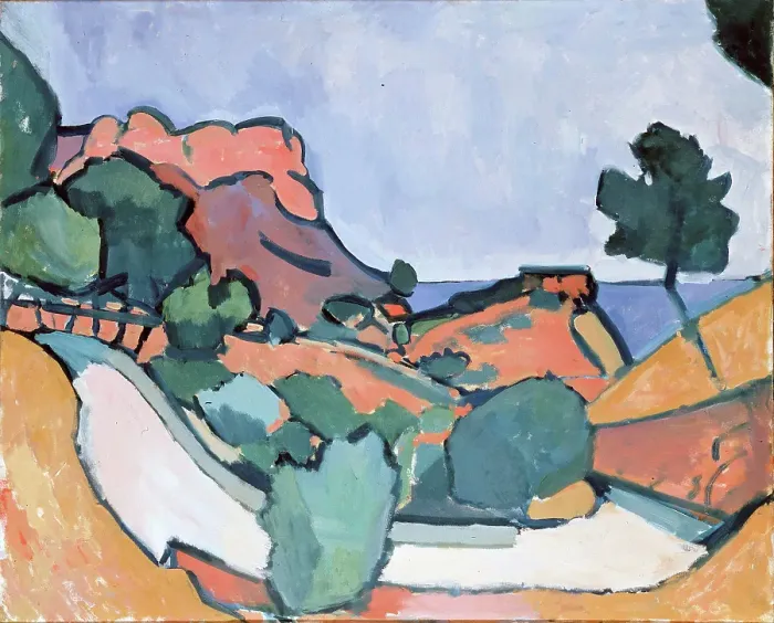 Framed Print : Road in the Mountains, 1907. Creator: Andre Derain Framed Print : Road in the Mountains, 1907. Creator: Andre Derain