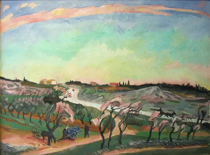 Framed Print : The Road to Nimes, 1911-1915. Creator: Henri Doucet Framed Print : The Road to Nimes, 1911-1915. Creator: Henri Doucet