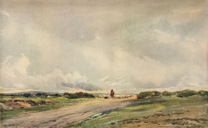 Framed Print : The Road To Portsmouth, c1910. Artist: Claude Hayes Framed Print : The Road To Portsmouth, c1910. Artist: Claude Hayes