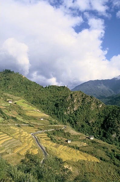 Road from Puntsholing to Paro, Bhutan