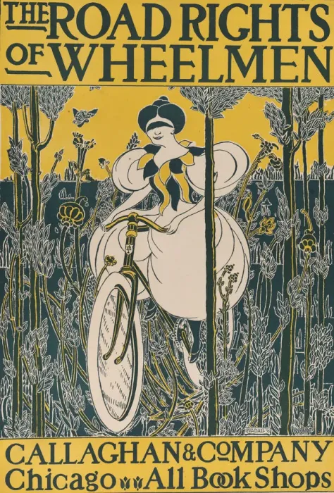 Framed Print : The Road Rights of Wheelmen, 1895. Creator: E. Nadall Framed Print : The Road Rights of Wheelmen, 1895. Creator: E. Nadall