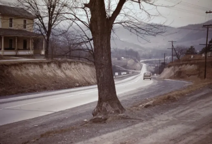 Framed Print : Road out of Romney, West Va. 1942 or 1943. Creator: John Vachon Framed Print : Road out of Romney, West Va. 1942 or 1943. Creator: John Vachon