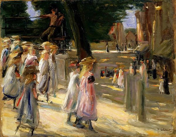 The Road to the School at Edam, 19th or early 20th century. Artist: Max Liebermann