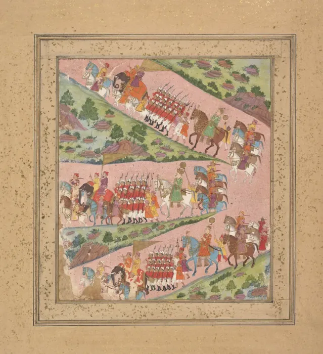 Framed Print : The Three Roads, ca. 1840. Creator: Unknown Framed Print : The Three Roads, ca. 1840. Creator: Unknown