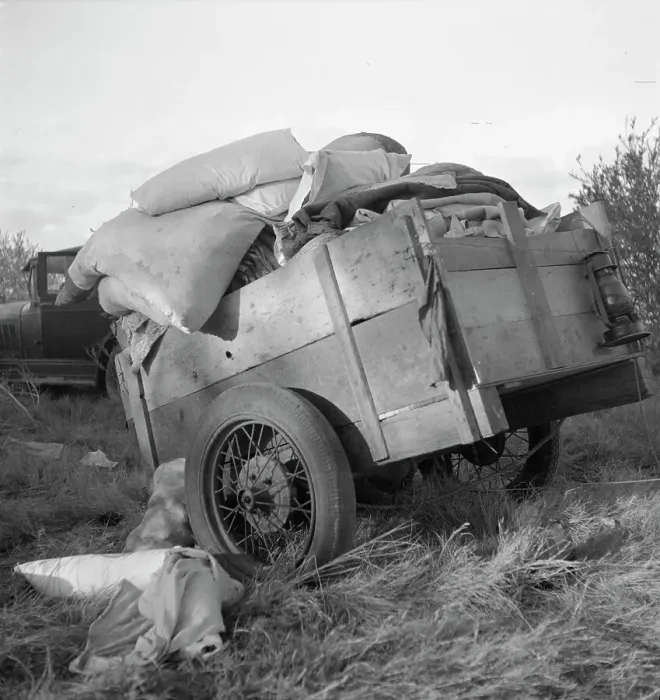 Framed Print : Roadside camp near Bakersfield, California, 1935. Creator: Dorothea Lange Framed Print : Roadside camp near Bakersfield, California, 1935. Creator: Dorothea Lange