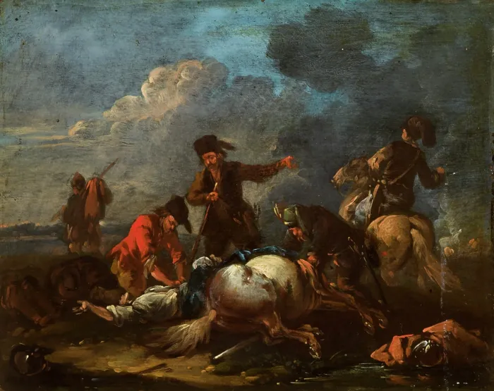 Framed Print : Robber, 1st half of 18th century. Creator: August Querfurt Framed Print : Robber, 1st half of 18th century. Creator: August Querfurt