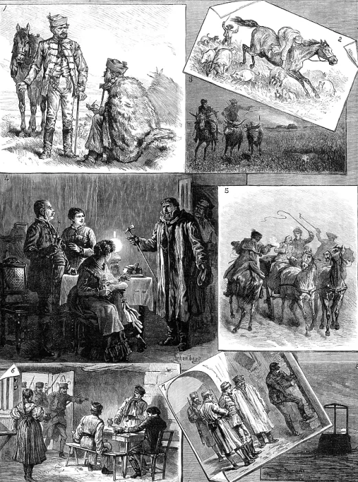 Framed Print : Robber Life in Hungary, 1883. Creator: Unknown Framed Print : Robber Life in Hungary, 1883. Creator: Unknown