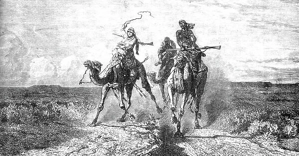 Robbers of the Desert; A Naturalist's Ride in the Atlas Mountains, 1875. Creator: Unknown