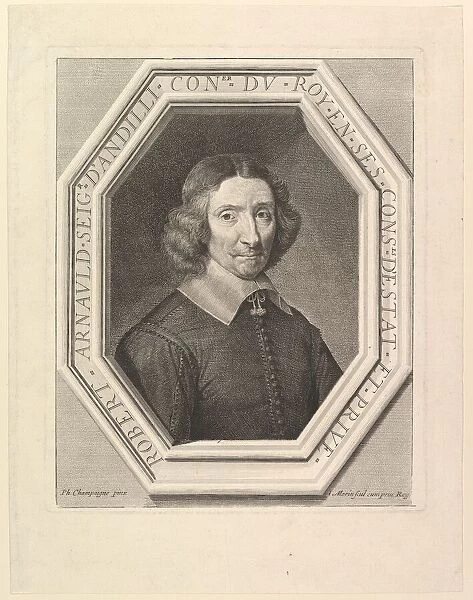 Robert Arnauld d Andilly, conseiller du roi. Creator: Jean Morin