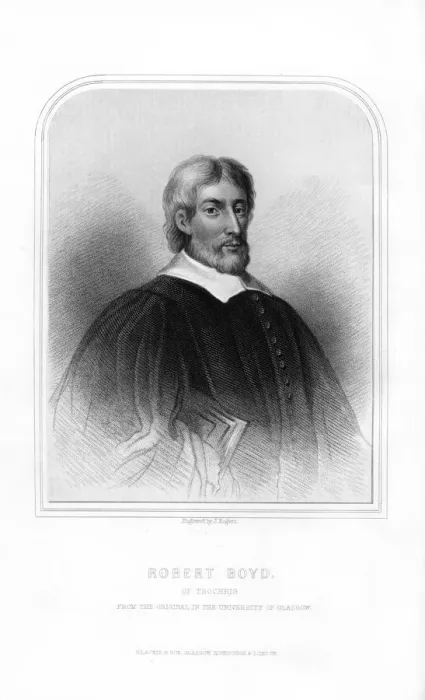 Framed Print : Robert Boyd of Trochrig, eminent Scottish divine, (1870). Artist: J Rogers Framed Print : Robert Boyd of Trochrig, eminent Scottish divine, (1870). Artist: J Rogers