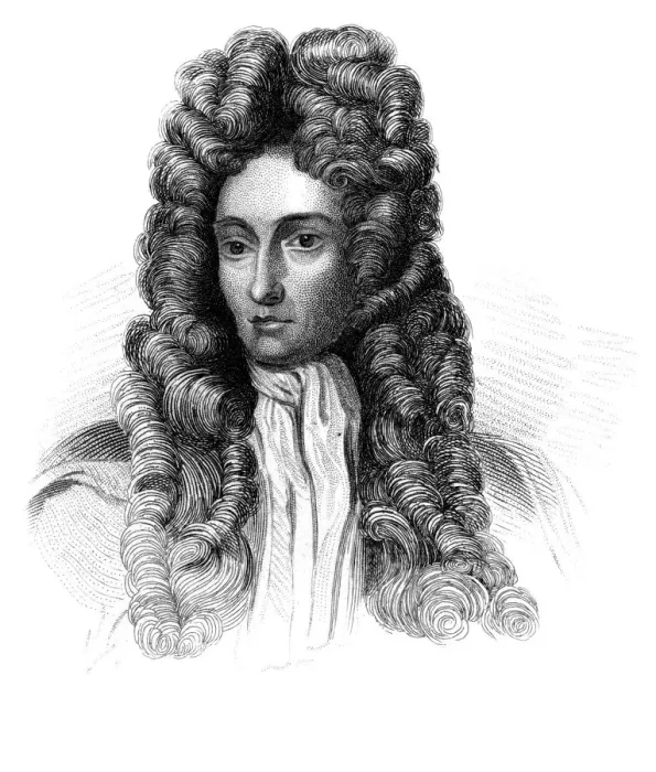 Framed Print : Robert Boyle, 17th century Irish natural philosopher, (c1850) Framed Print : Robert Boyle, 17th century Irish natural philosopher, (c1850)