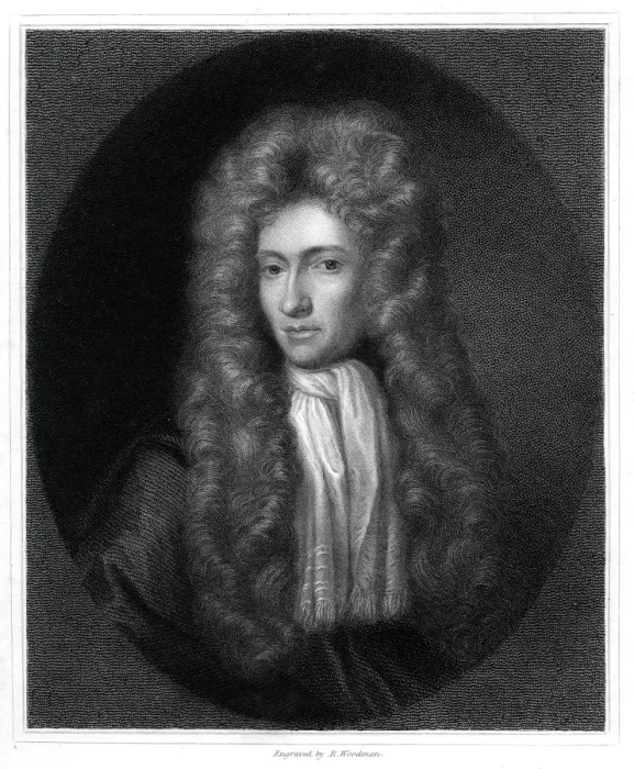Framed Print : Robert Boyle, Irish-born chemist and physicist, (1833). Artist: R Woodman Framed Print : Robert Boyle, Irish-born chemist and physicist, (1833). Artist: R Woodman