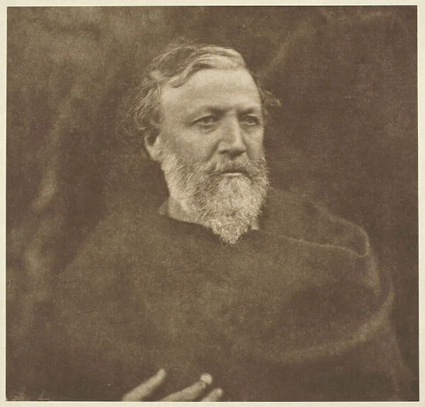 Robert Browning, 1865, printed 1875. Creator: Julia Margaret Cameron