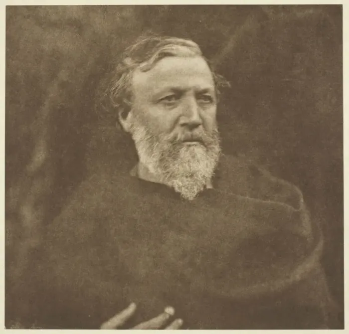Framed Print : Robert Browning, 1865, printed 1875. Creator: Julia Margaret Cameron Framed Print : Robert Browning, 1865, printed 1875. Creator: Julia Margaret Cameron