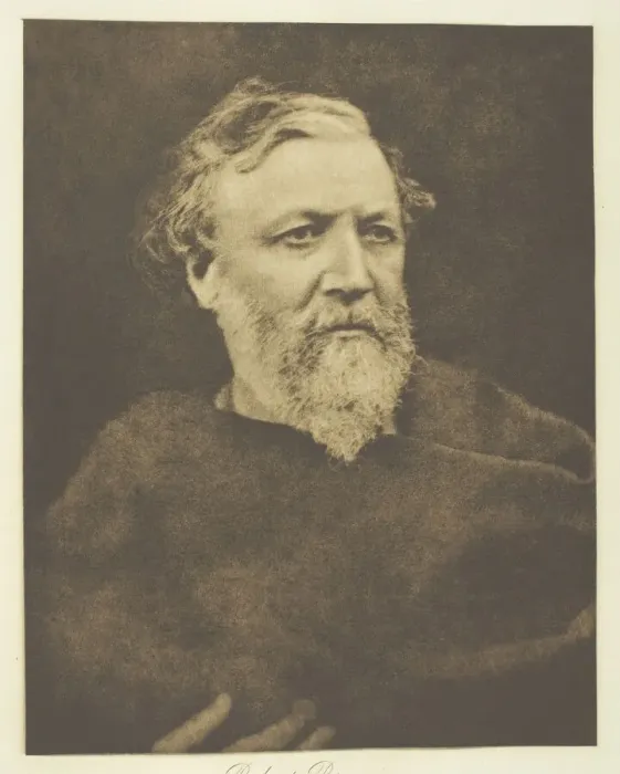 Framed Print : Robert Browning, 1865, printed c. 1893. Creator: Julia Margaret Cameron Framed Print : Robert Browning, 1865, printed c. 1893. Creator: Julia Margaret Cameron