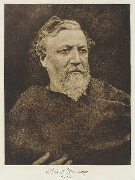 Robert Browning, c.1880. Creator: Julia Margaret Cameron