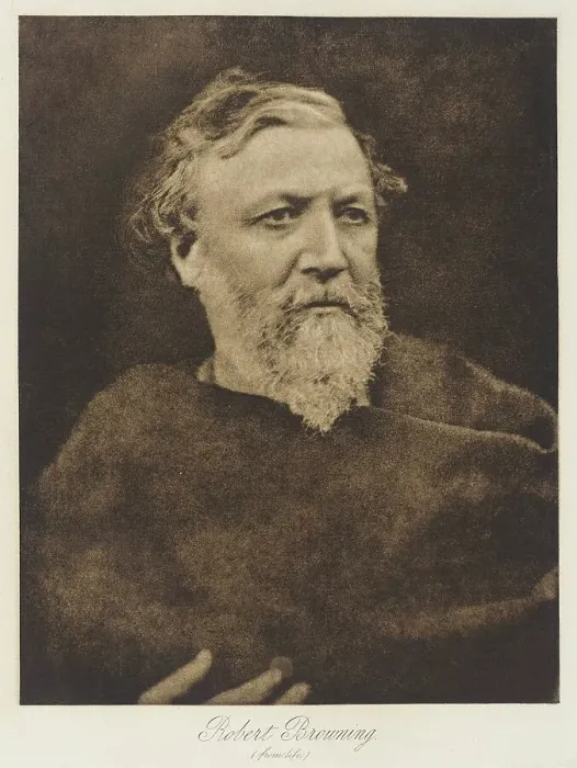 Framed Print : Robert Browning, c.1880. Creator: Julia Margaret Cameron