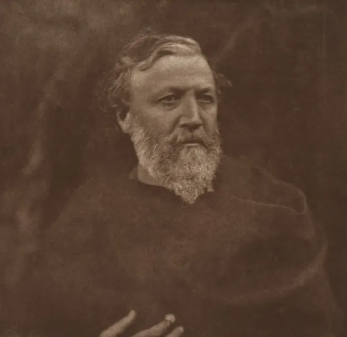 Framed Print : Robert Browning, May 1865, printed ca. 1902. Creator: Julia Margaret Cameron Framed Print : Robert Browning, May 1865, printed ca. 1902. Creator: Julia Margaret Cameron