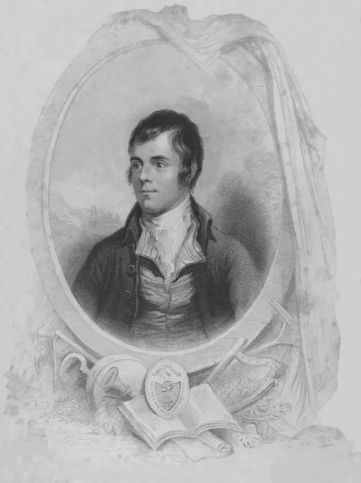 Framed Print : Robert Burns - Poet, 1840. Artist: John Rogers Framed Print : Robert Burns - Poet, 1840. Artist: John Rogers