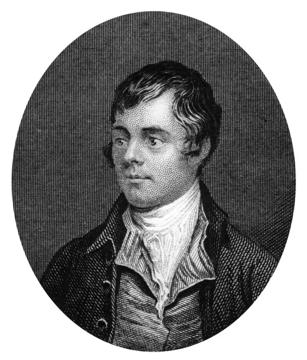 Framed Print : Robert Burns, Scottish poet, 1877 Framed Print : Robert Burns, Scottish poet, 1877