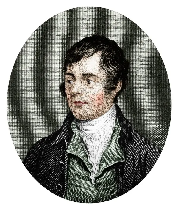 Framed Print : Robert Burns, Scottish poet, 1877 Framed Print : Robert Burns, Scottish poet, 1877
