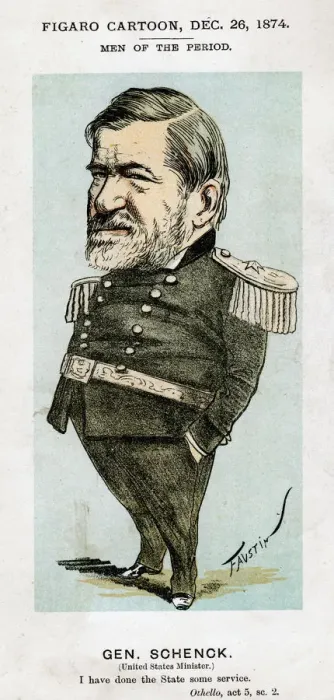 Framed Print : Robert C Schenck, US Army general and diplomat, 1874. Artist: Faustin Framed Print : Robert C Schenck, US Army general and diplomat, 1874. Artist: Faustin