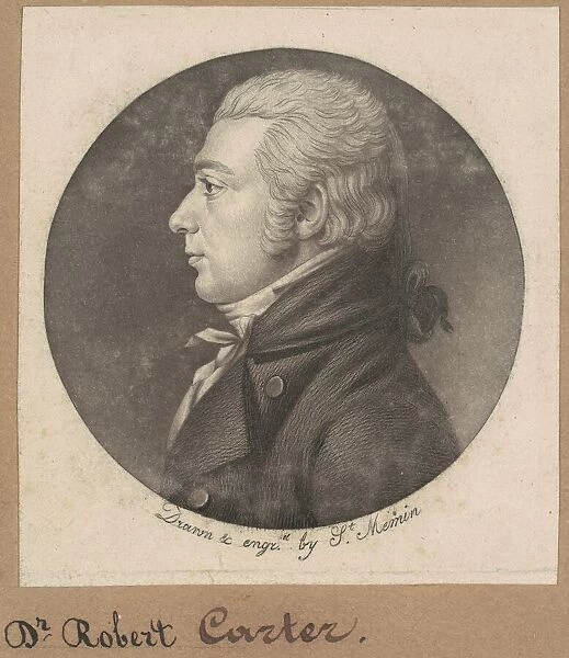 Robert Carter, 1801. Creator: Charles Balthazar Julien Févret de Saint-Mémin