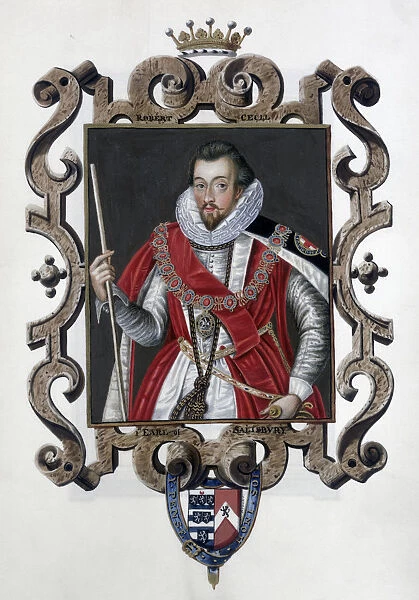 Robert Cecil, 1st Earl of Salisbury, English statesman, (1825)