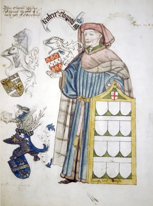 Framed Print : Robert Clopton, Lord Mayor of London 1441-1442, in his aldermanic robes, c1450 Framed Print : Robert Clopton, Lord Mayor of London 1441-1442, in his aldermanic robes, c1450