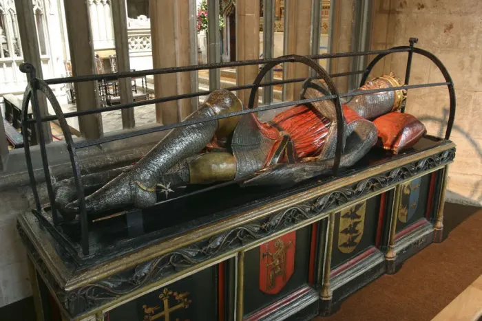Framed Print : Robert Curthoses monument, Gloucester Cathedral, Gloucestershire Framed Print : Robert Curthoses monument, Gloucester Cathedral, Gloucestershire