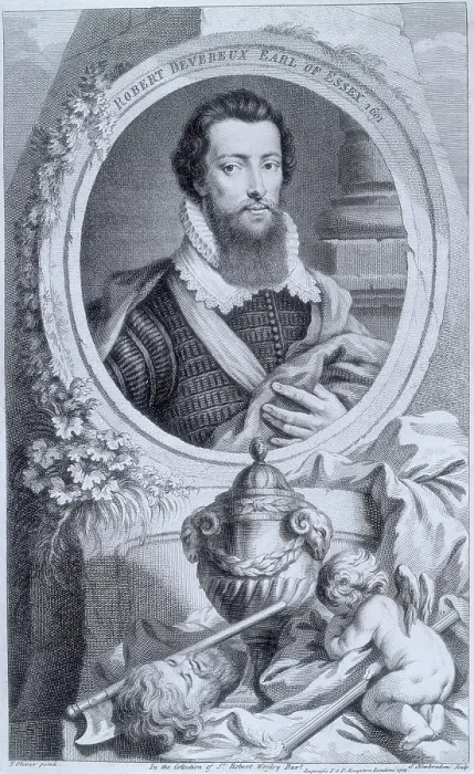 Framed Print : Robert Devereux, 2nd Earl of Essex, c1743-c1751. Creator: Jacobus Houbraken Framed Print : Robert Devereux, 2nd Earl of Essex, c1743-c1751. Creator: Jacobus Houbraken